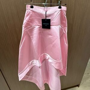 Cynthia Rowley Pink High-Low Skirt
